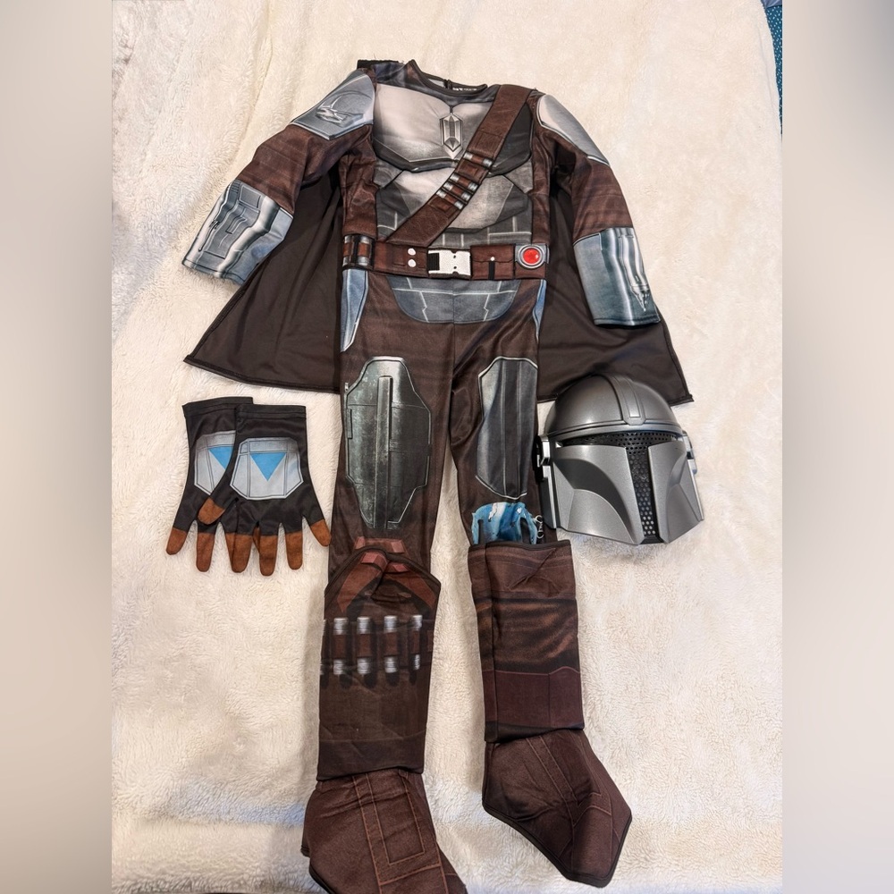 Kids Mandalorian Costume with Helmet
